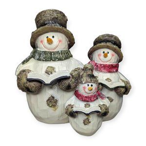 Snow Country Resin Snowmen Figurine